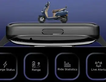 Smart mobility with TVS iQube Noise Smartwatch features